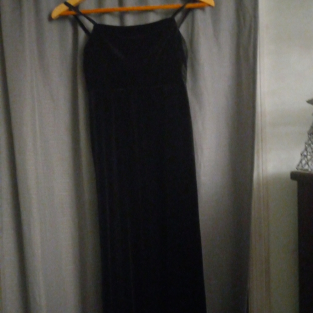 Azazie black Velvet dress